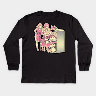 Maid Arcade Kids Long Sleeve T-Shirt